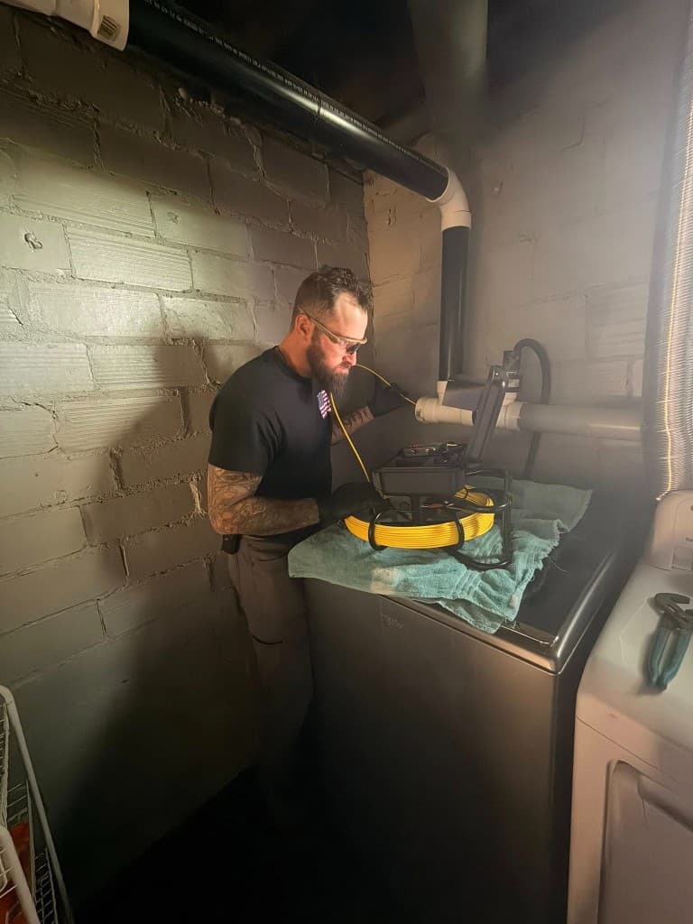 Sewer scope inspection