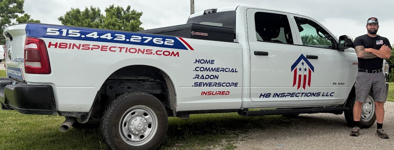 Todd Haight with the H8 Inspections truck